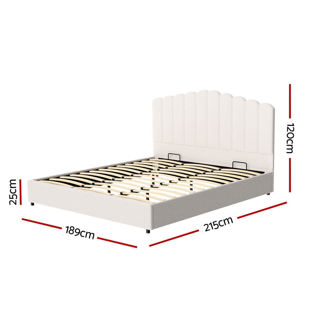 King (Beige) Serenade Luxe Bed Frame | Serenity Series Mattress | Combo