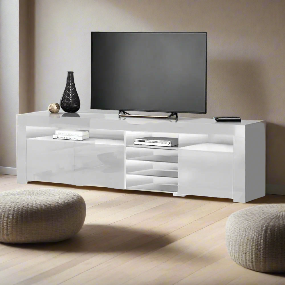 Lumina LED Entertainment Unit | White