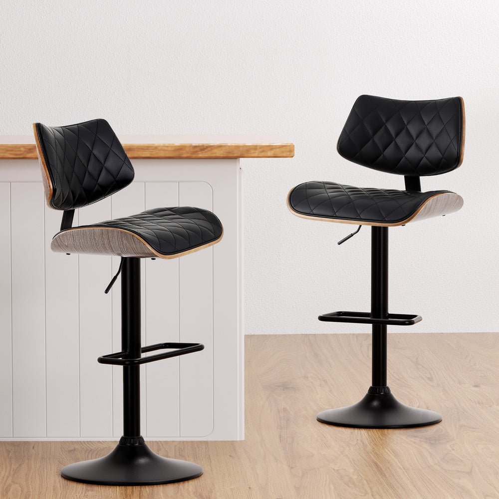 Elegance Swivel Bar Stool | Black