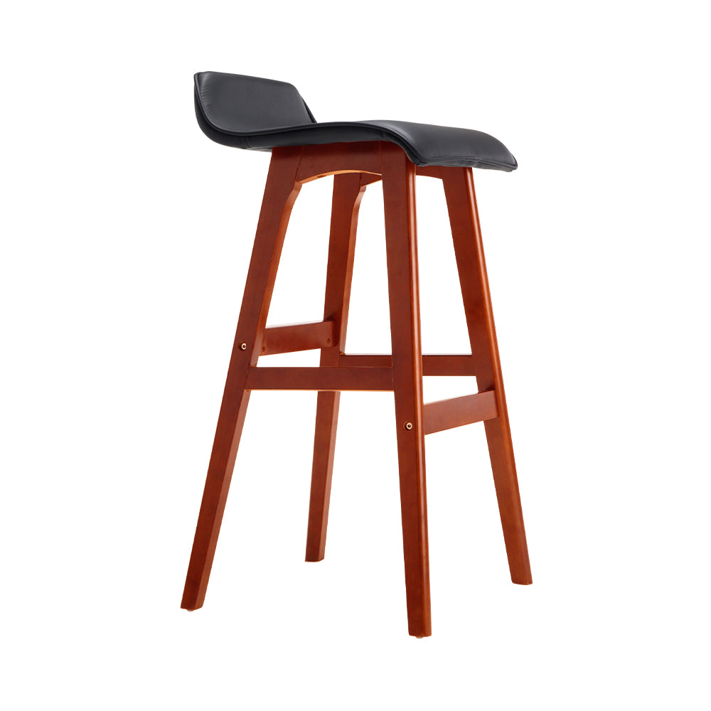 2x Slivian Bar Stools | Black