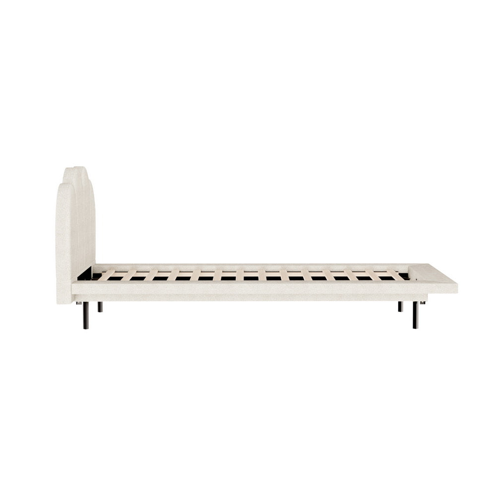 Single (Beige) Bed Frame | Luxe Serenity