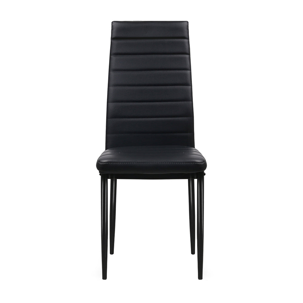 4x Astrali Dining Chairs | Black