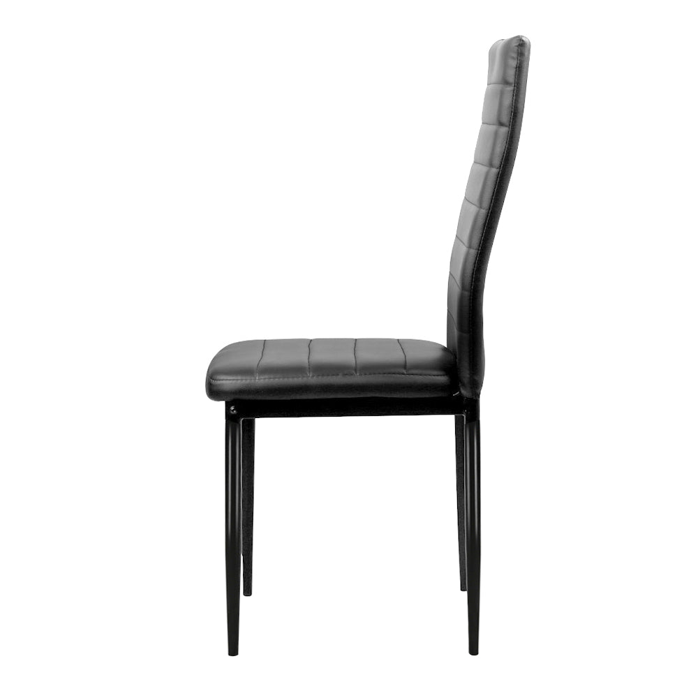 4x Astrali Dining Chairs | Black