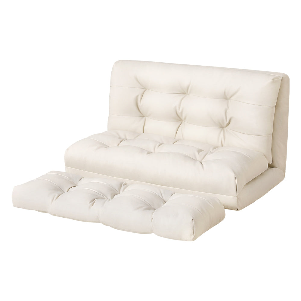 LuxeRest Floor Sofa | White