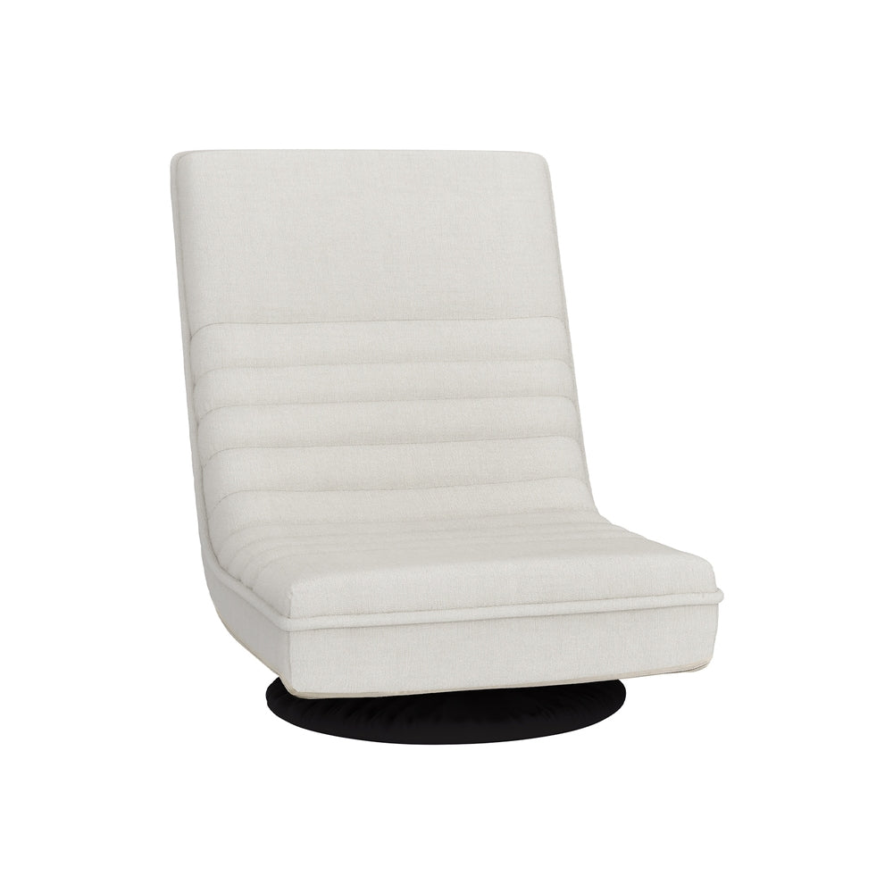 Versatile Swivel Floor Sofa | White