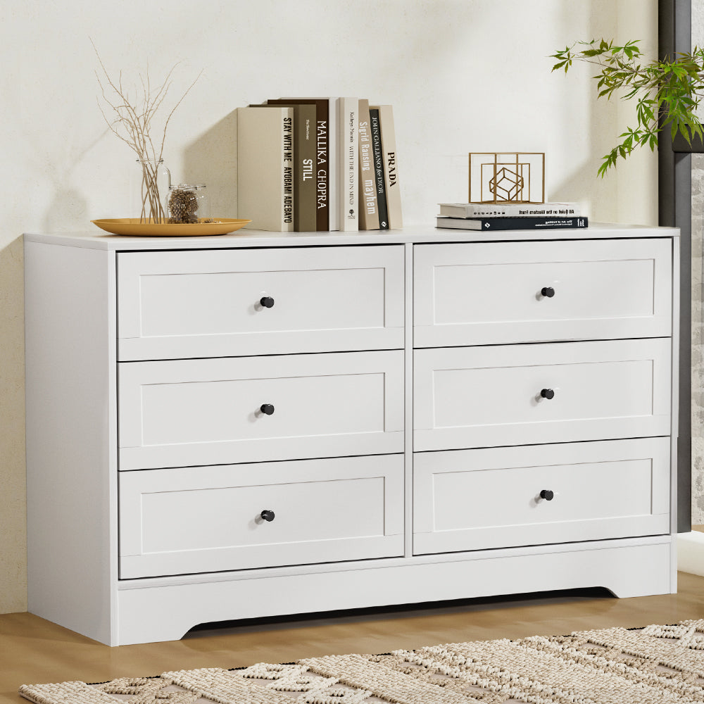 Leifly 6 Chest of Drawers | White