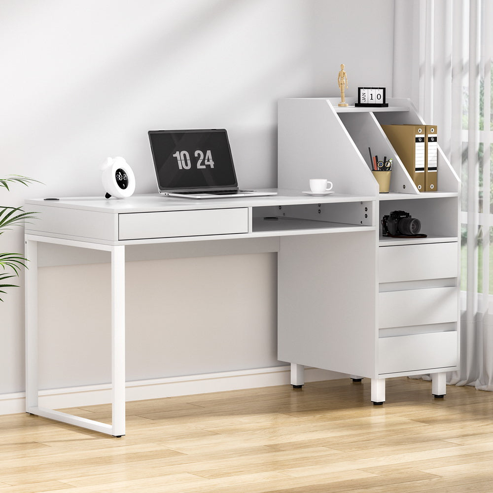 EliteWork Computer Desk | White