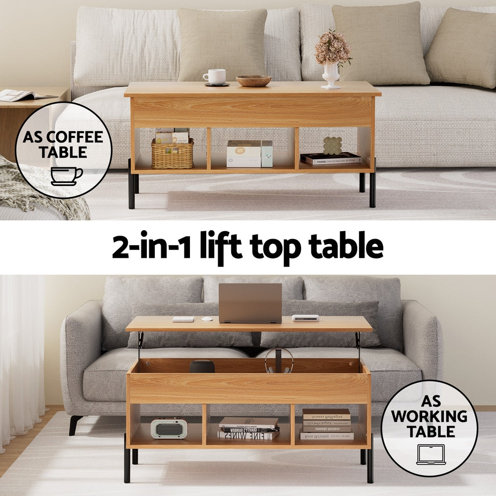 Lift Top Coffee Table | Oak