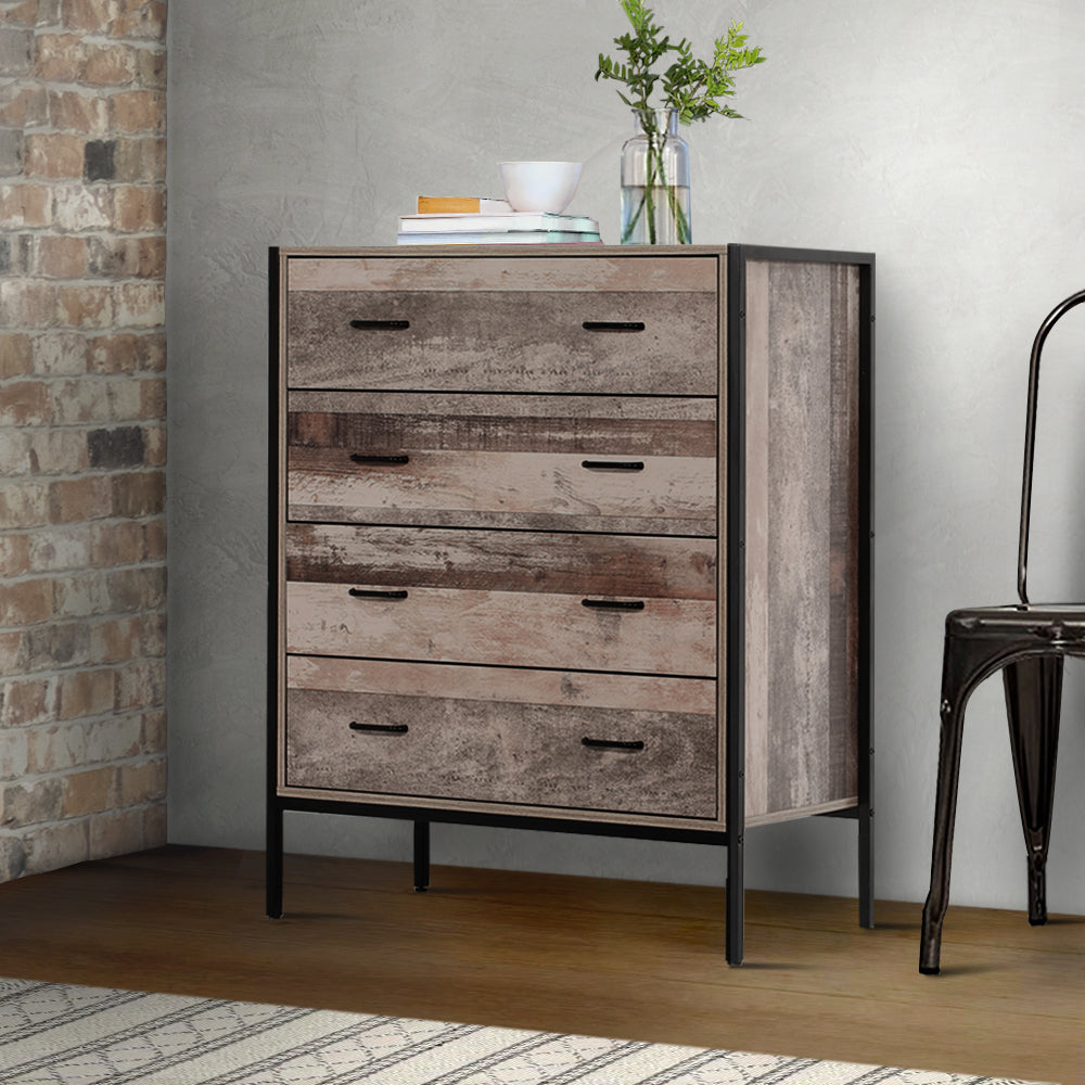 Barnlis 4-drawer Tallboy | Rustic