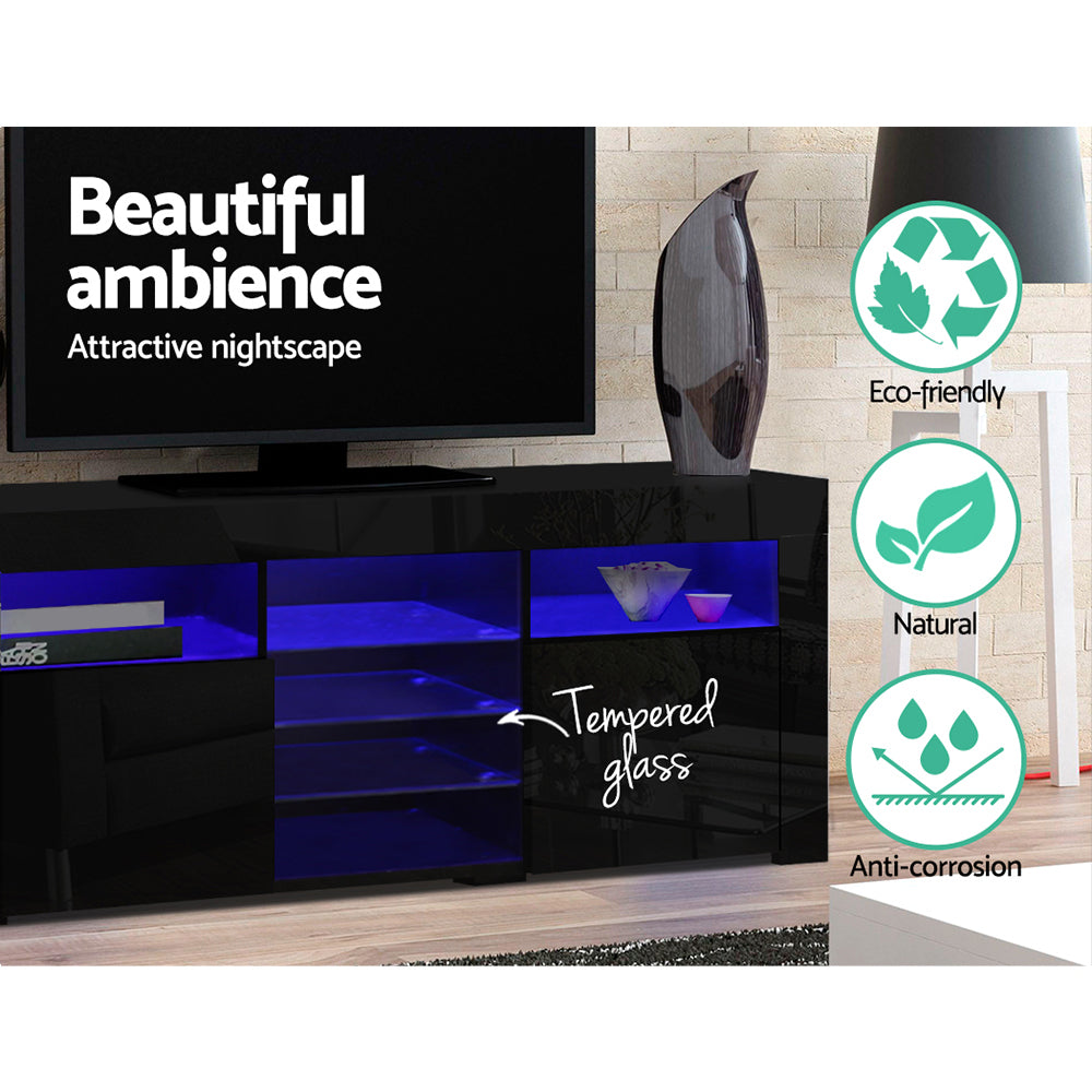 Lumina LED Entertainment Unit | Black