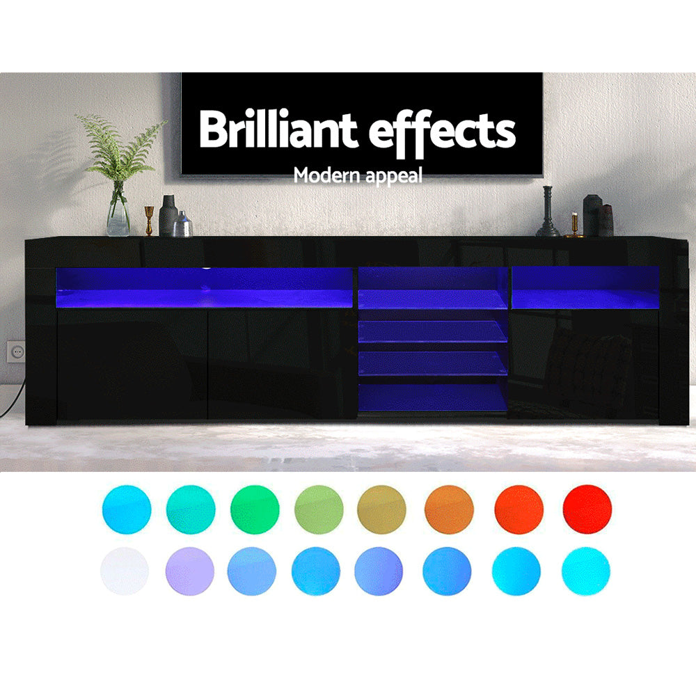 Lumina LED Entertainment Unit | Black