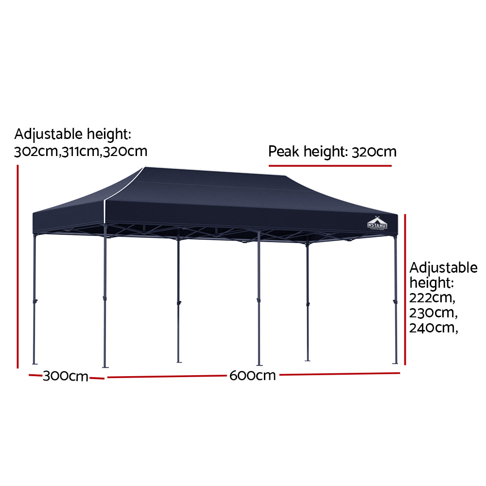 EventMaster Gazebo | 3x6m | Navy Blue