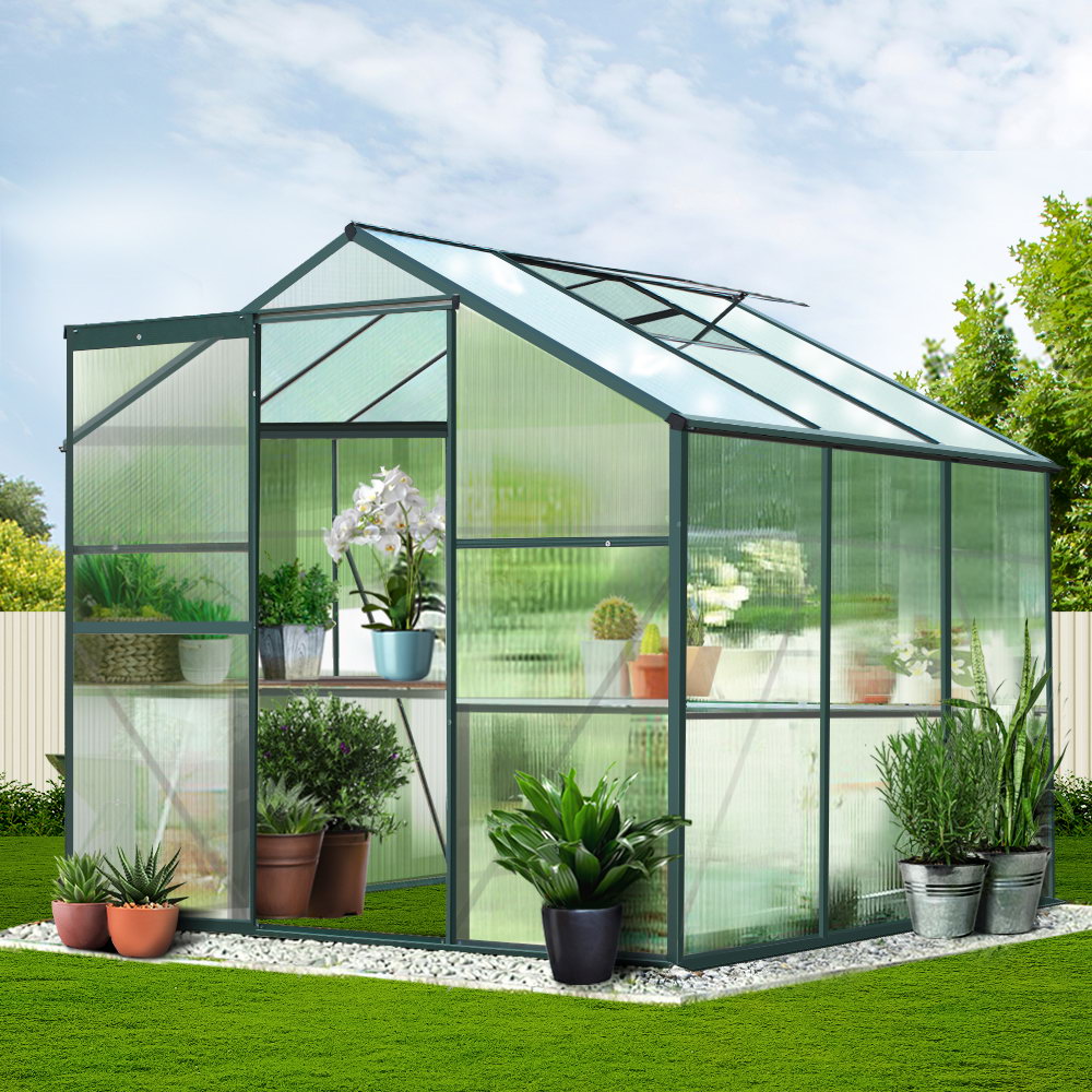 FlourishMaster Aluminium Greenhouse | 1.9 x 1.9 x 1.84 M