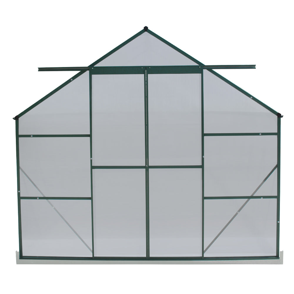 FlourishMaster Aluminium Greenhouse | 6.3x 2.44x 2.1M