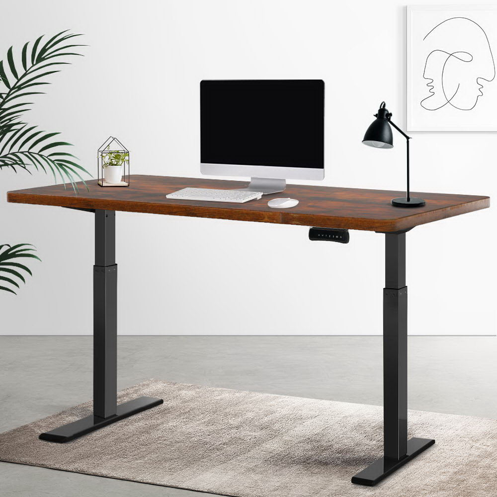 ErgoLift Motorised Standing Desk | Walnut | 140CM