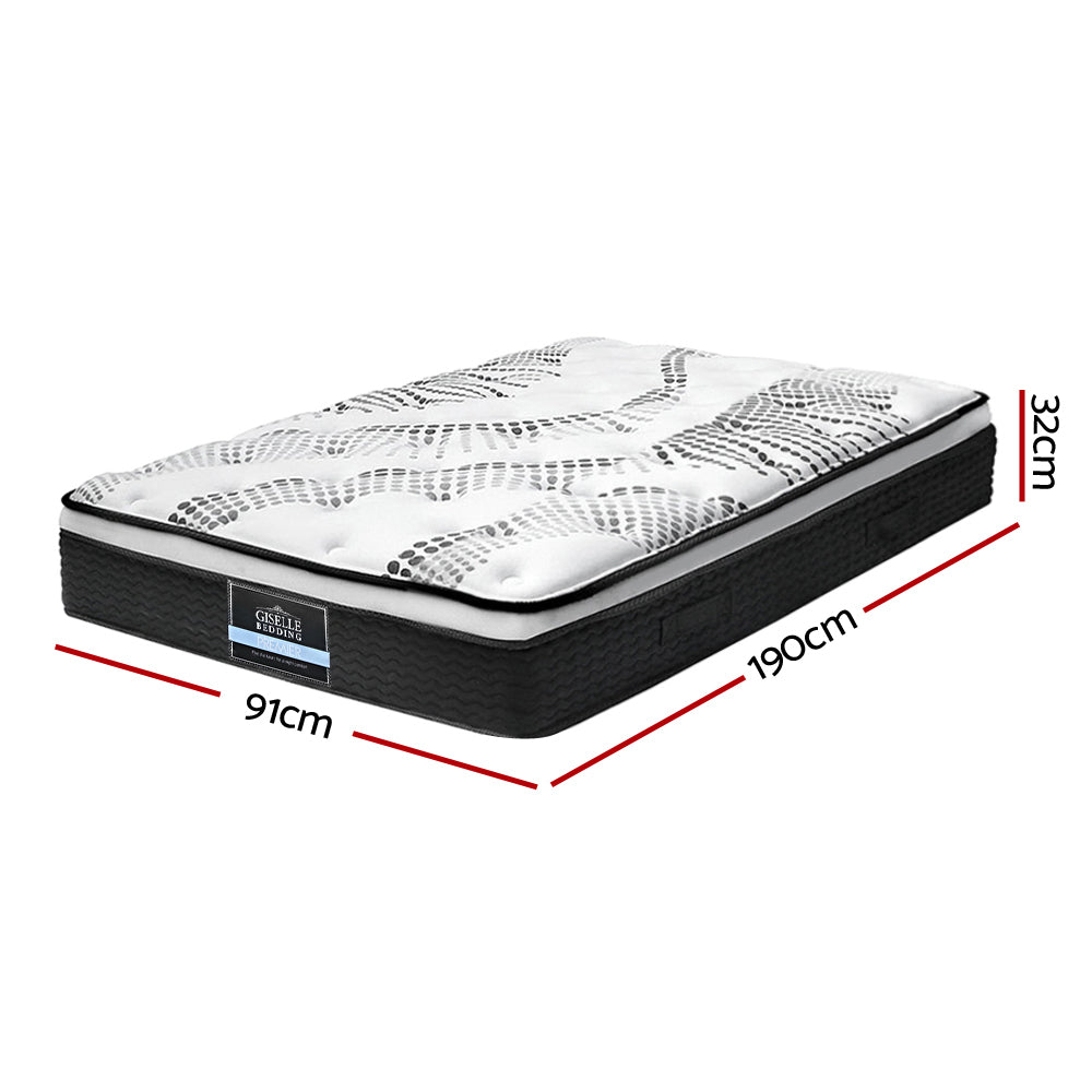 Single Euro Top Mattress | Serenity Series | 32cm