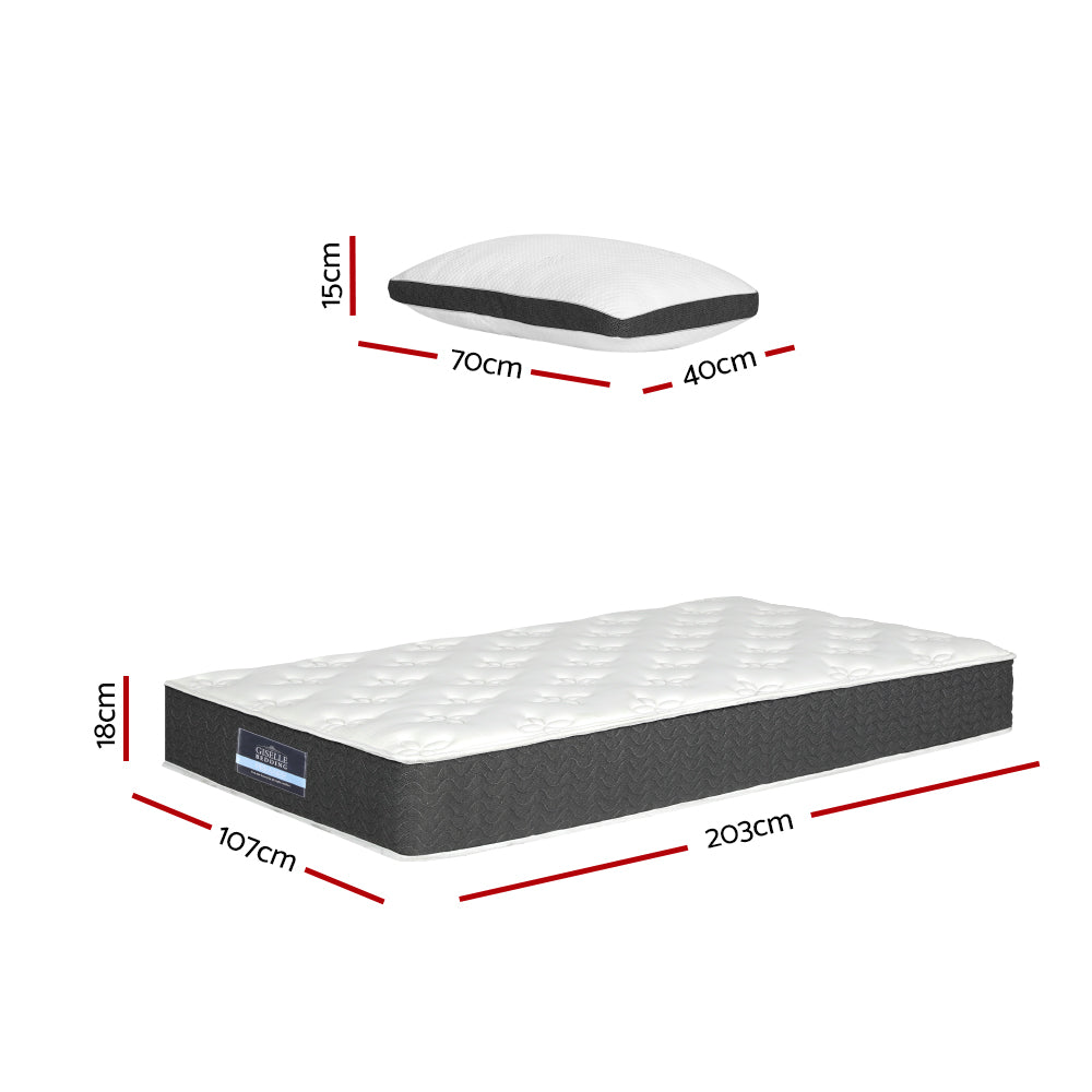 King Single Sleep Aid Mattress with 1x Free Pillow