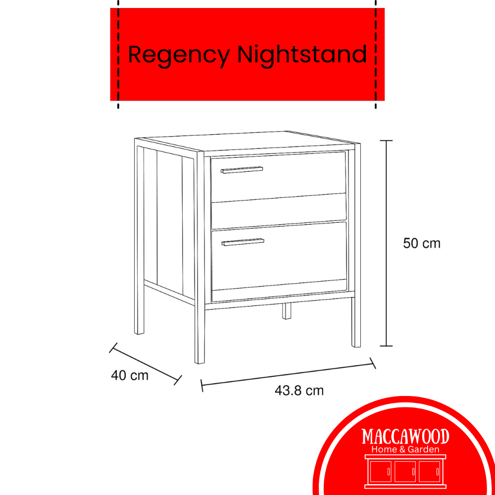 Regency Nightstand | Oak