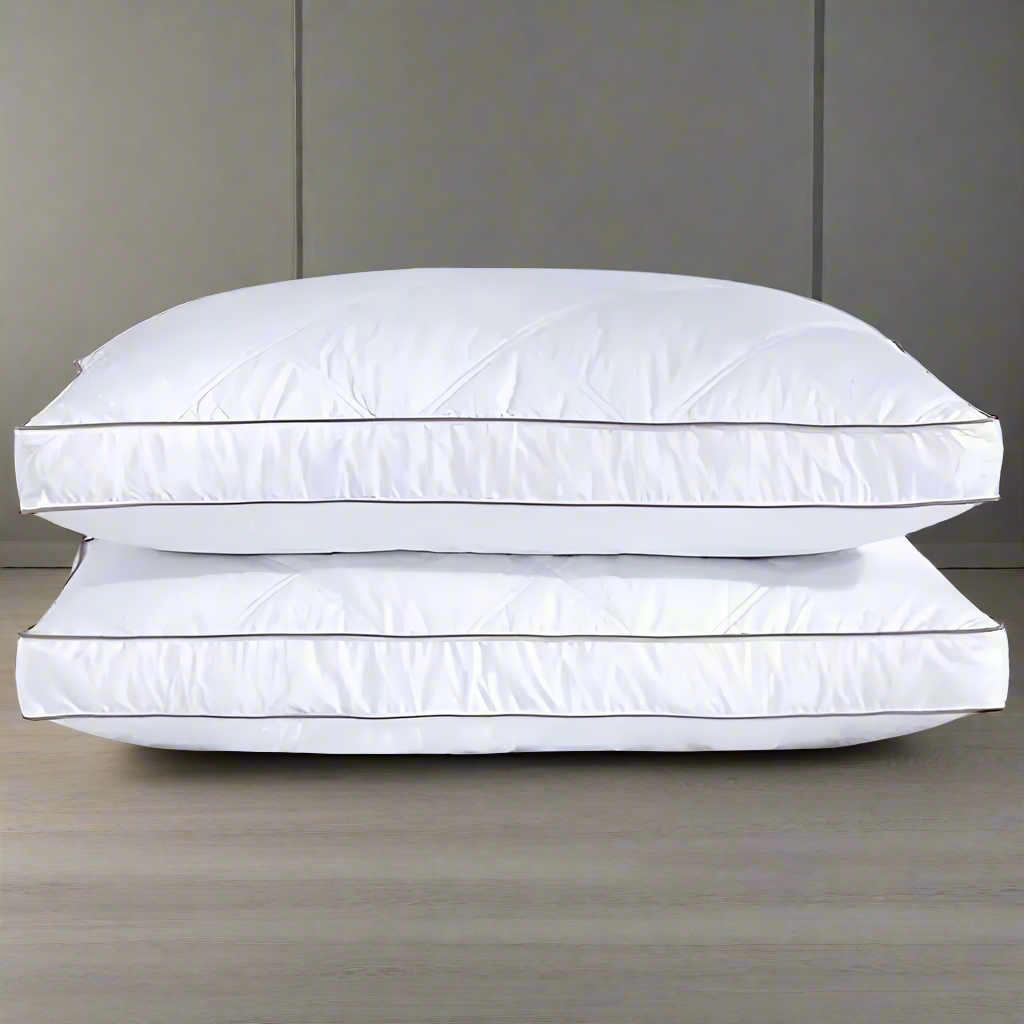 2 x Premium King Size Pillows with free 2 x King pillowcases