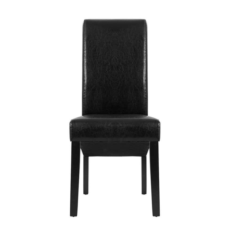 Dansel Dining Chairs x2 | Black