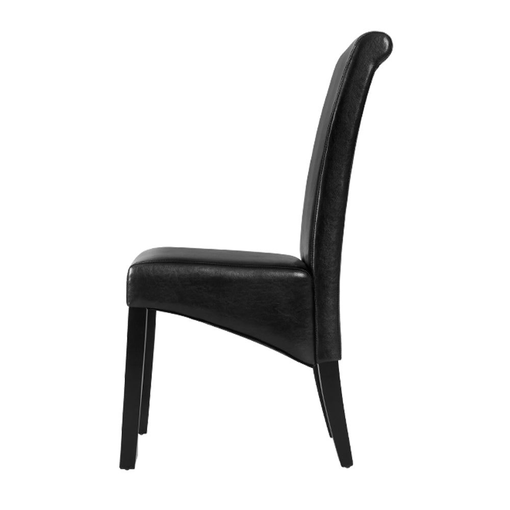 Dansel Dining Chairs x2 | Black