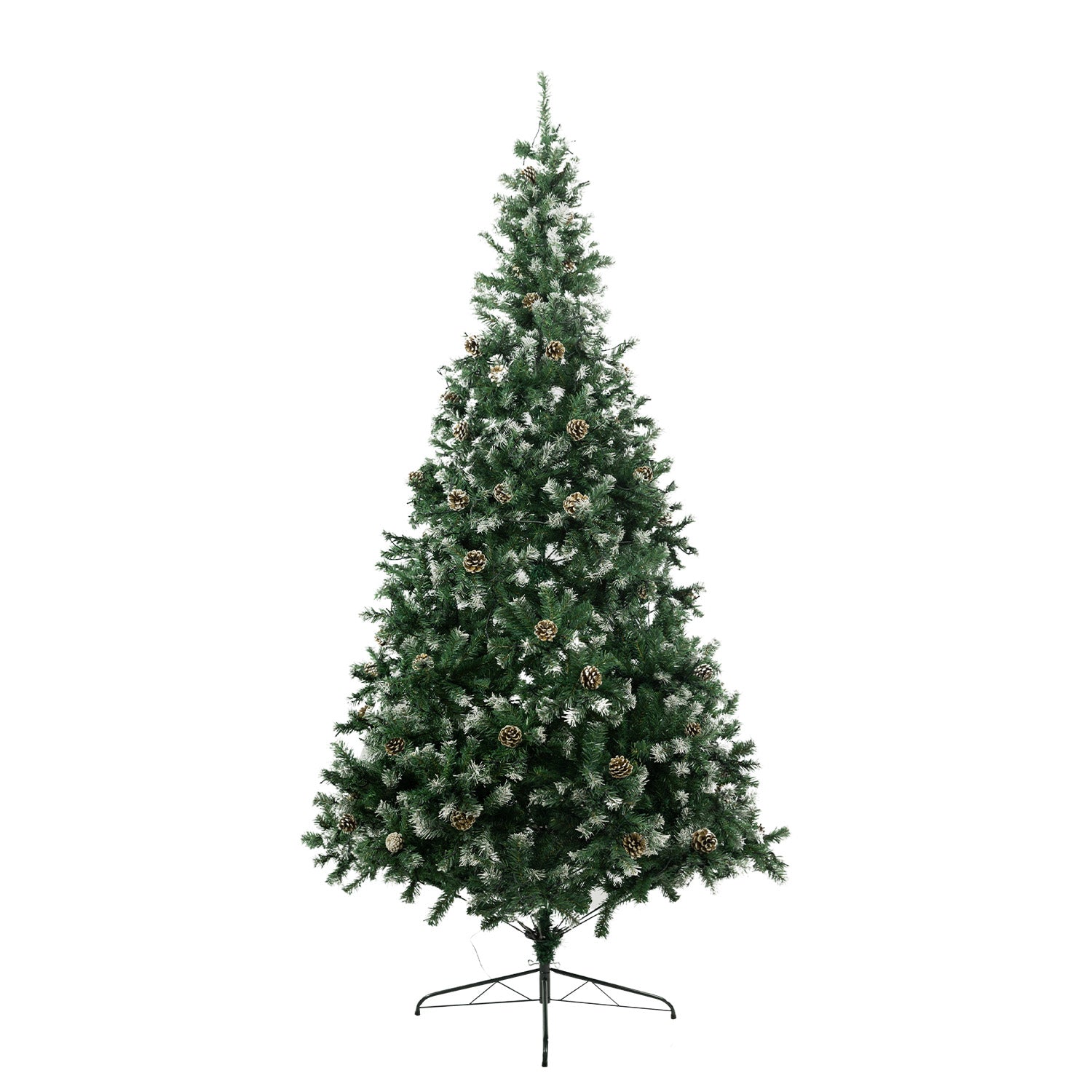 Snow Flocked LED Christmas Tree with Pinecones (1000 Tips) | 1.8m