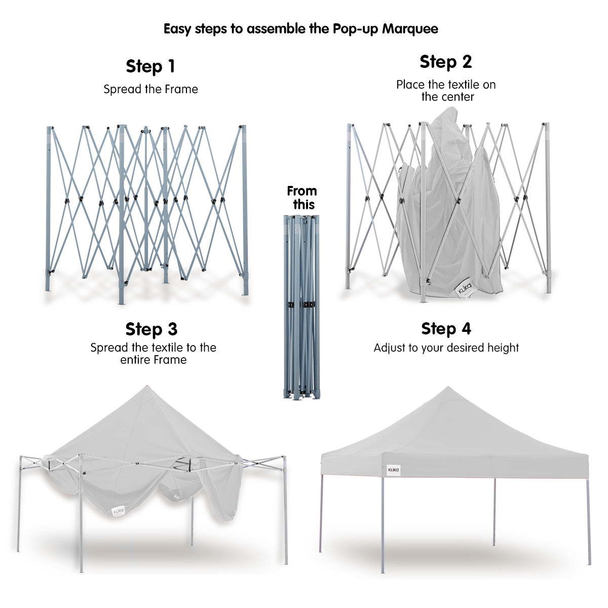 EventShield Pop-Up Marquee | 3x3m