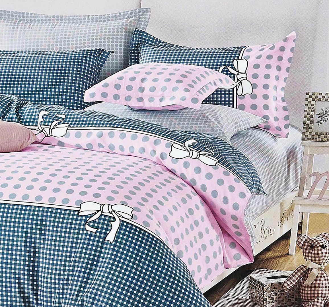 Double Dotted Elegance Quilt Cover Set