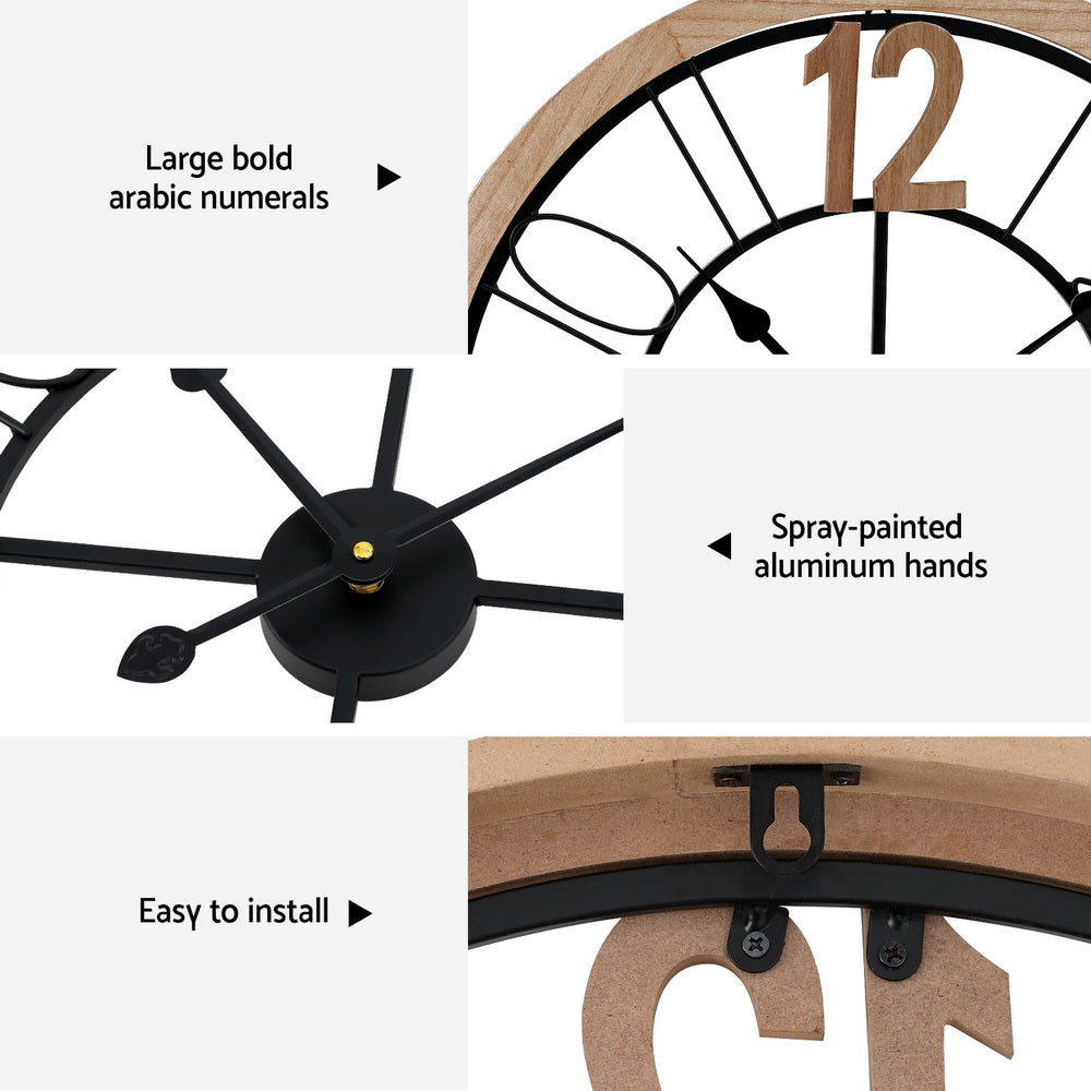 Wooden Wall Clock