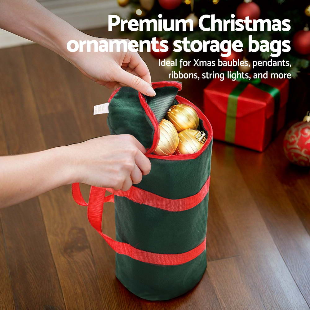 Christmas Baubles Storage Bag | Green