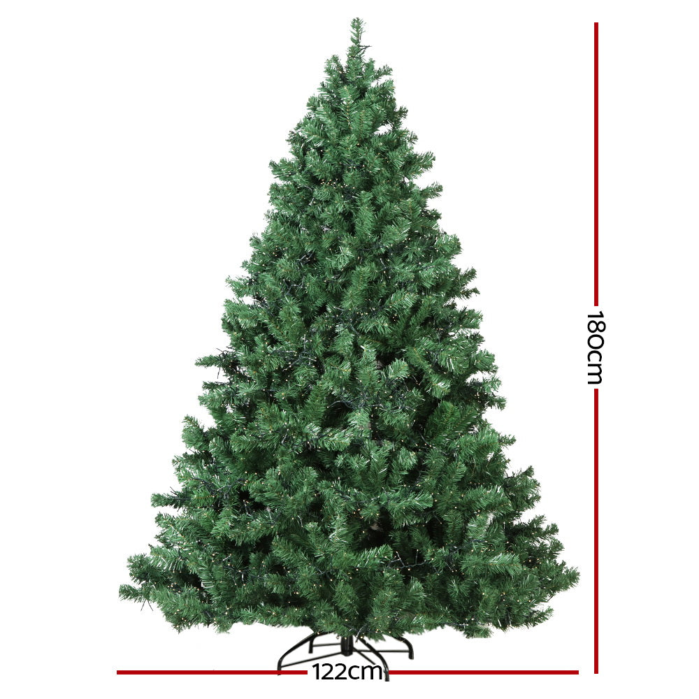 Premium Pre-lit LED Christmas Tree (765 Tips) | 1.8m