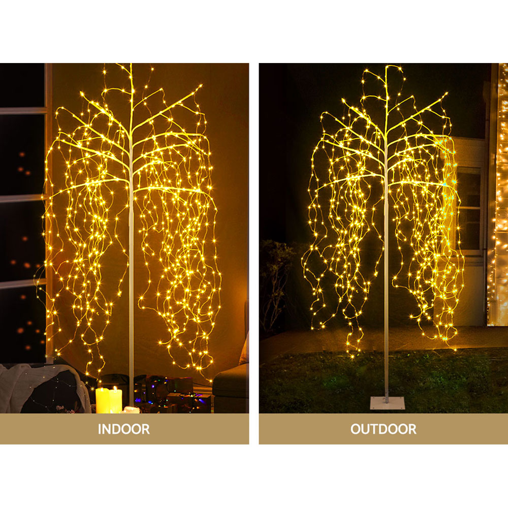 Solar LED String Lights Christmas Tree | 2.1m