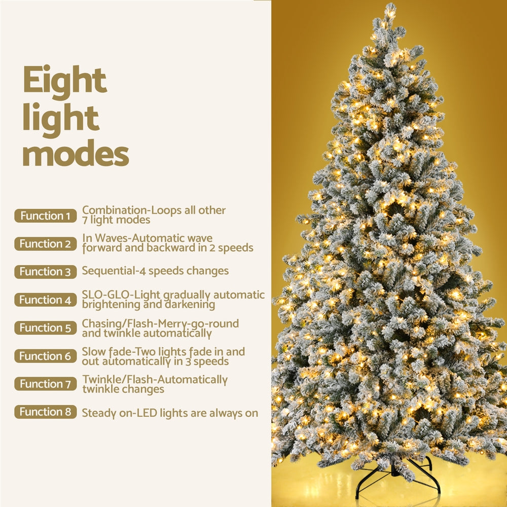 Snow Flocked LED Christmas Tree (828 Tips)| 1.8m