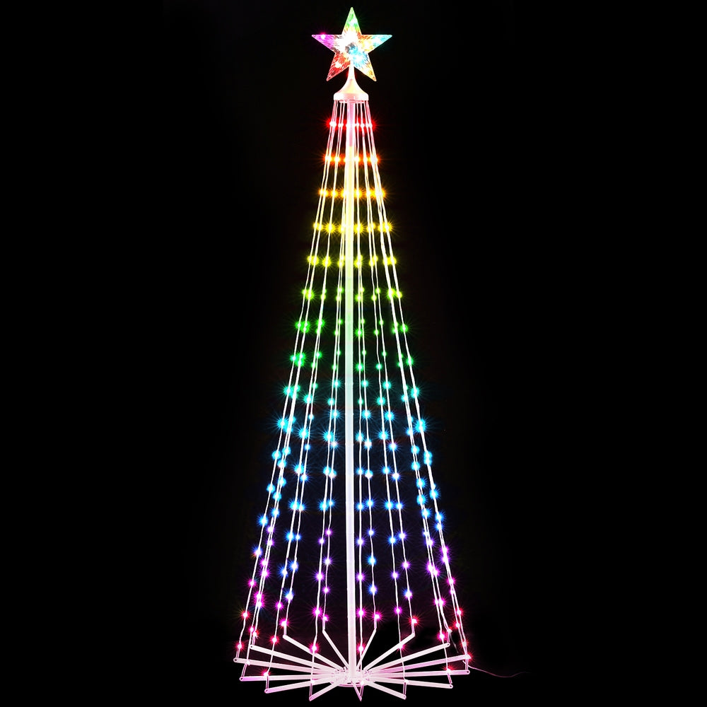 RGB LED Fairy Lights Xmas Tree | 1.8m