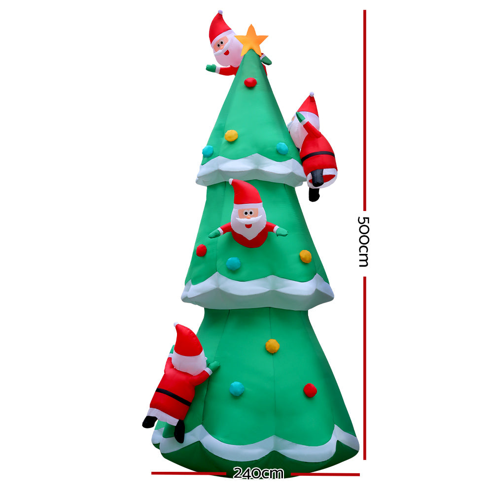 Santa Tree Christmas Inflatable | 5M