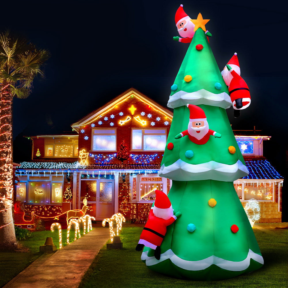 Santa Tree Christmas Inflatable | 5M