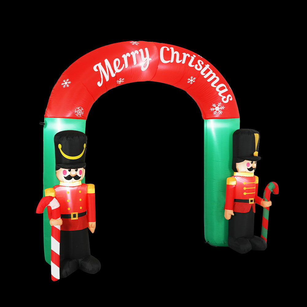 Christmas Inflatable Nutcracker Archway | 3m