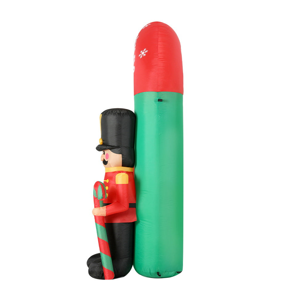 Christmas Inflatable Nutcracker Archway | 3m