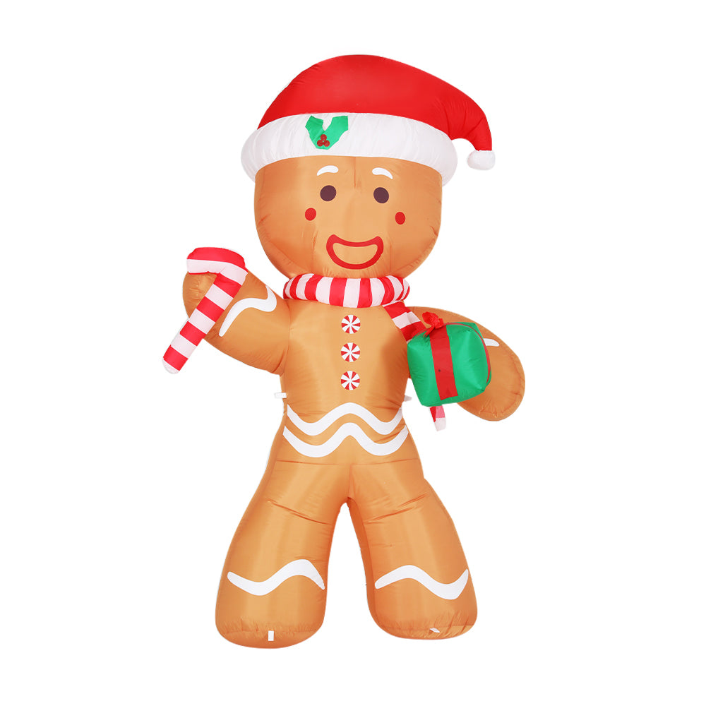 Gingerbread Man Christmas Inflatable | 2.4m