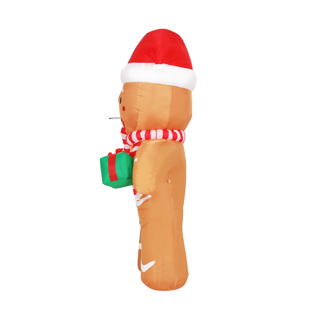 Gingerbread Man Christmas Inflatable | 2.4m