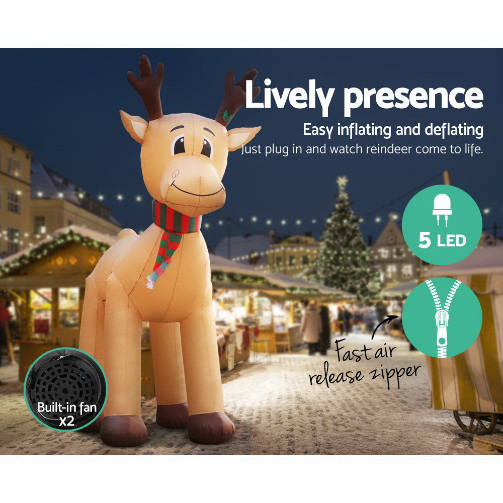 Reindeer Christmas Inflatable | 5M