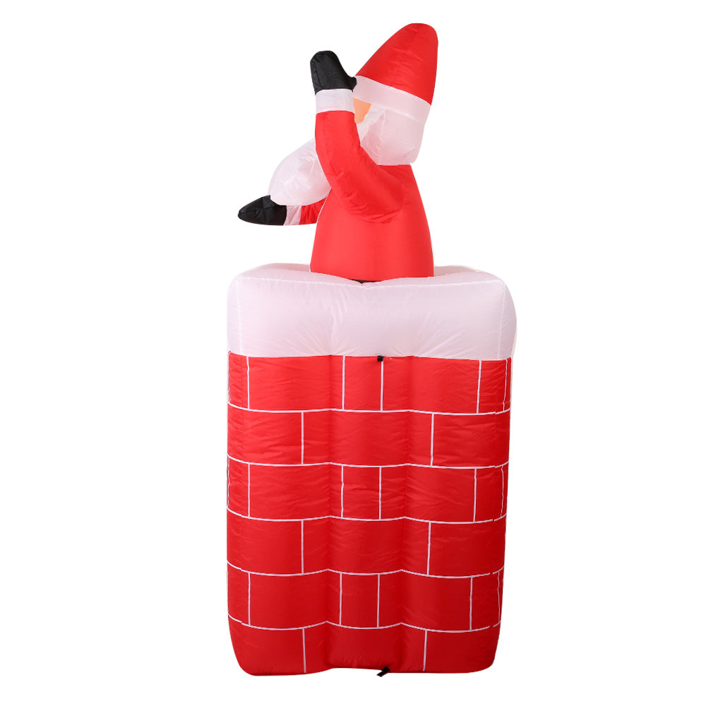 Santa Pop Up Chimney Christmas Inflatable | 1.8M