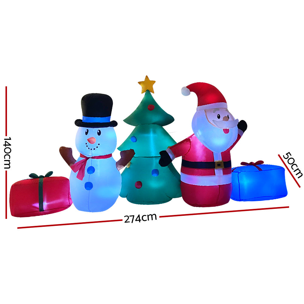 Tree Snowman Christmas Inflatable | 2.7M