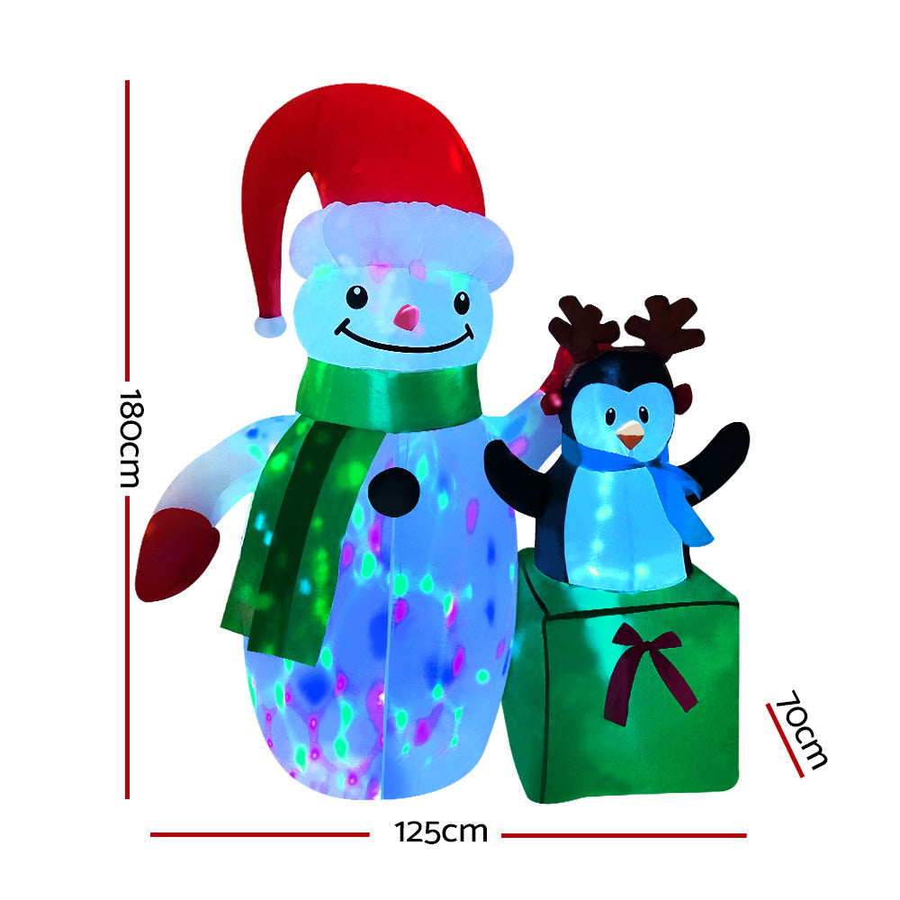 Christmas Snowman Inflatable | 1.8M