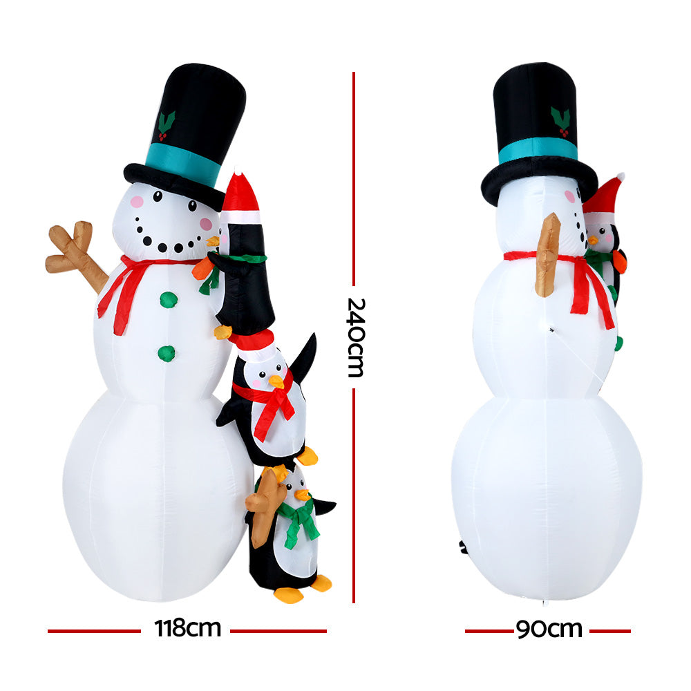 Christmas Snowman Inflatable | 2.4M