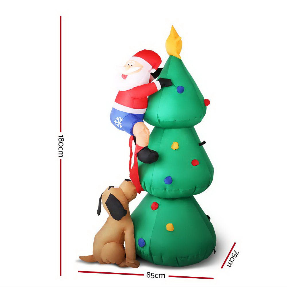 Santa Tree Christmas Inflatable | 1.8M