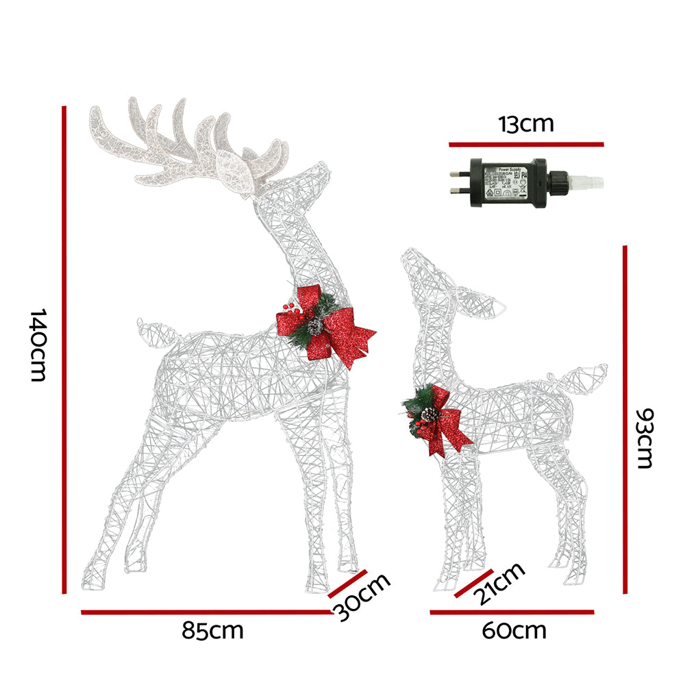 Reindeer Set Christmas Lights | 2pcs