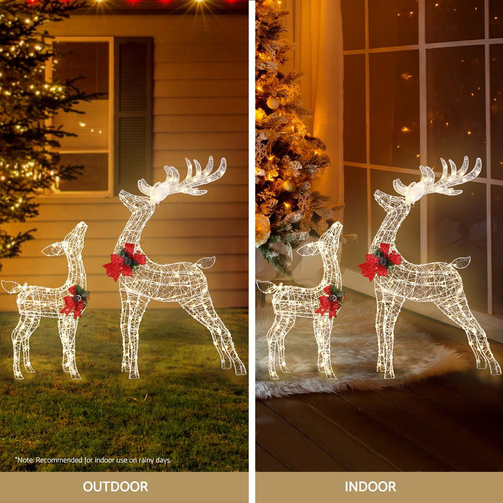 Reindeer Set Christmas Lights | 2pcs