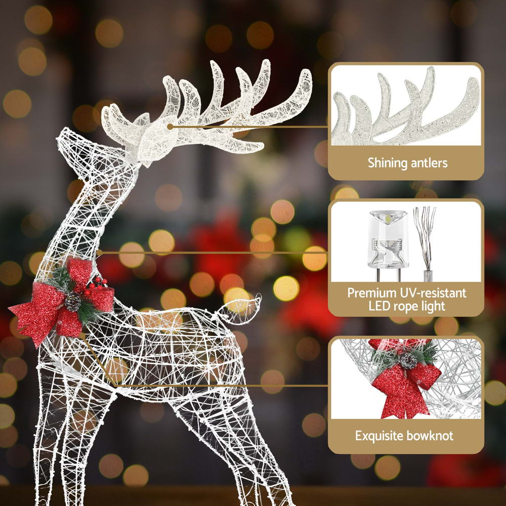 Reindeer Set Christmas Lights | 2pcs