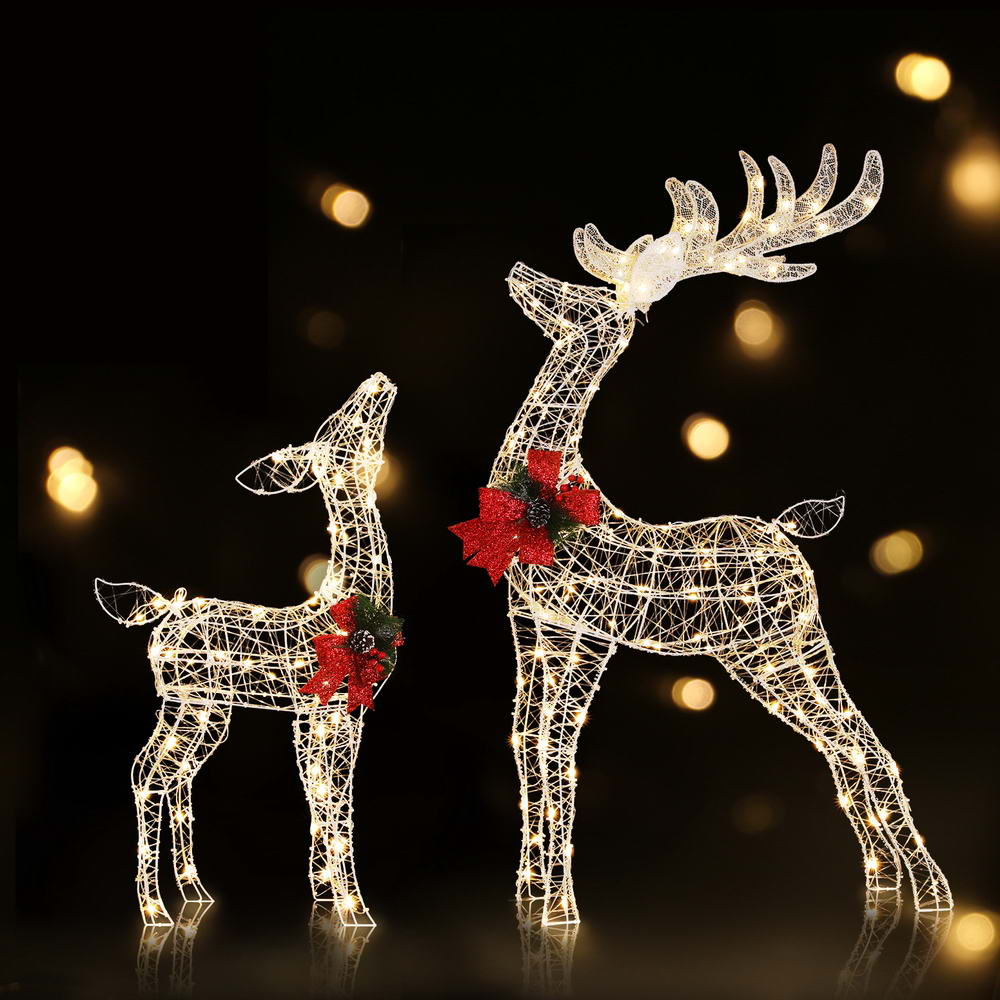 Reindeer Set Christmas Lights | 2pcs